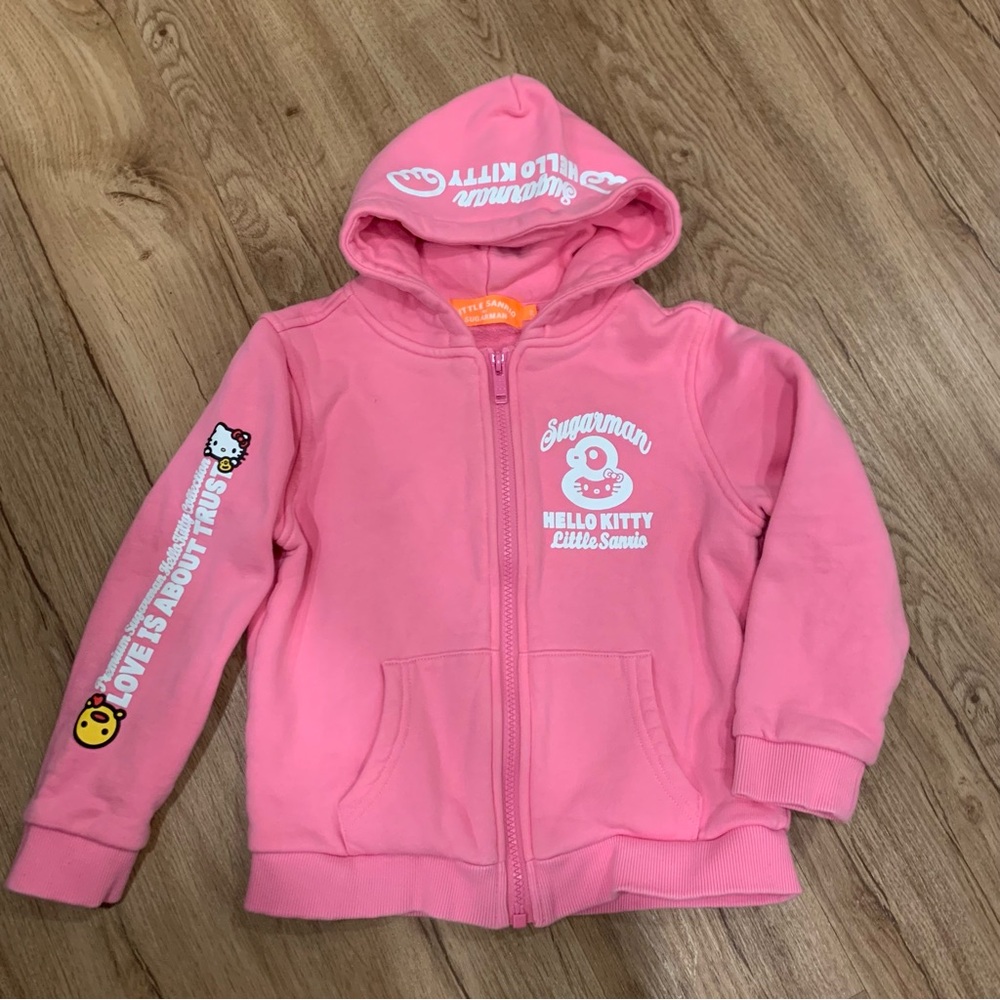 Little Sanrio by Sugarman Hello Kitty Pink Hoodie